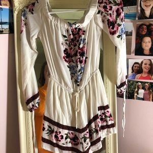 Kendall & Kyle off the shoulder romper